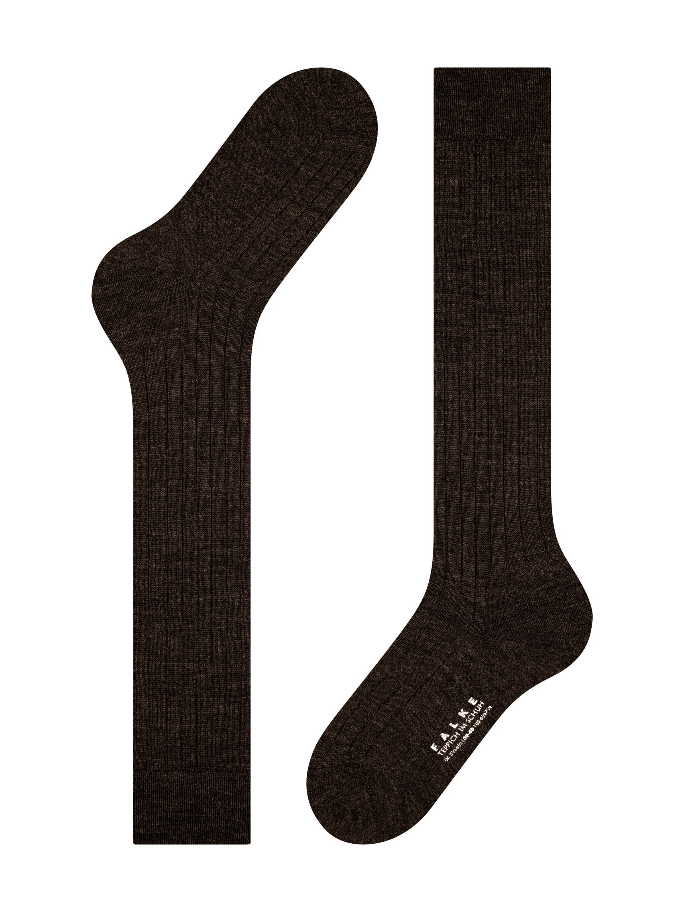 FALKE Knee High Socks 'Teppich im Schuh' in Brown