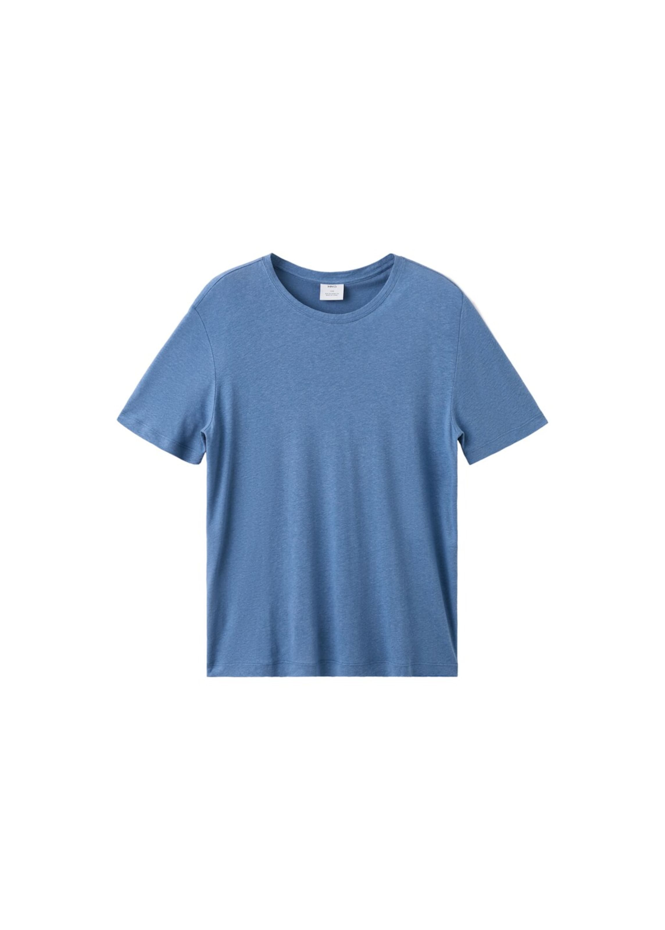 MANGO MAN Shirt 'Liman' in Blue: front