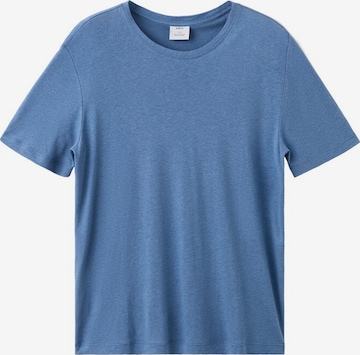 MANGO MAN T-Shirt 'Liman' in Blau: Vorderseite
