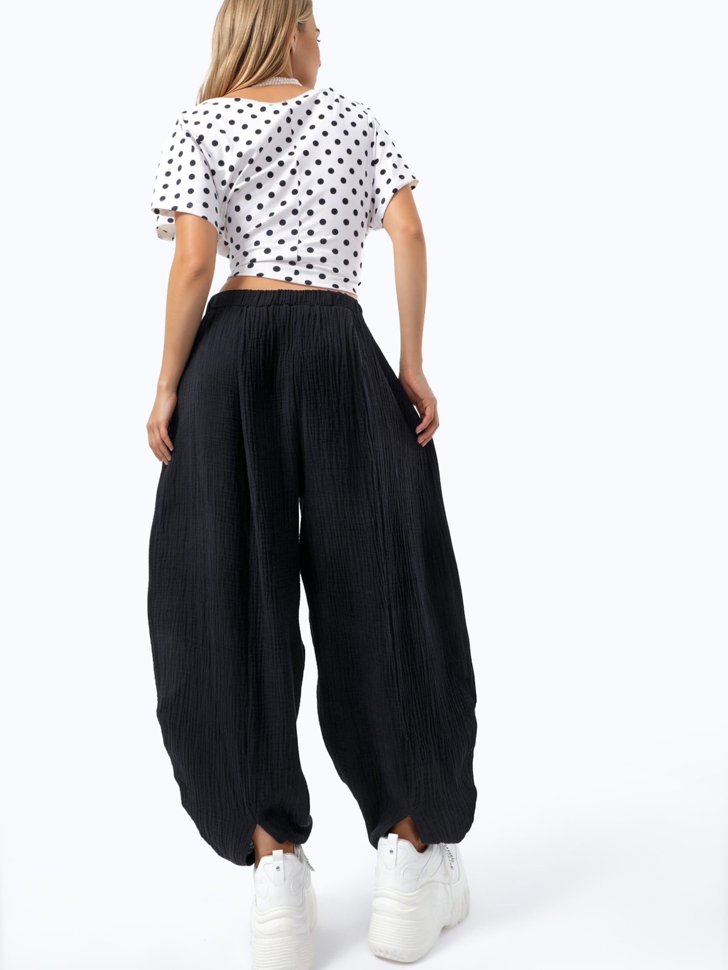 Effilé Pantalon Busem en noir