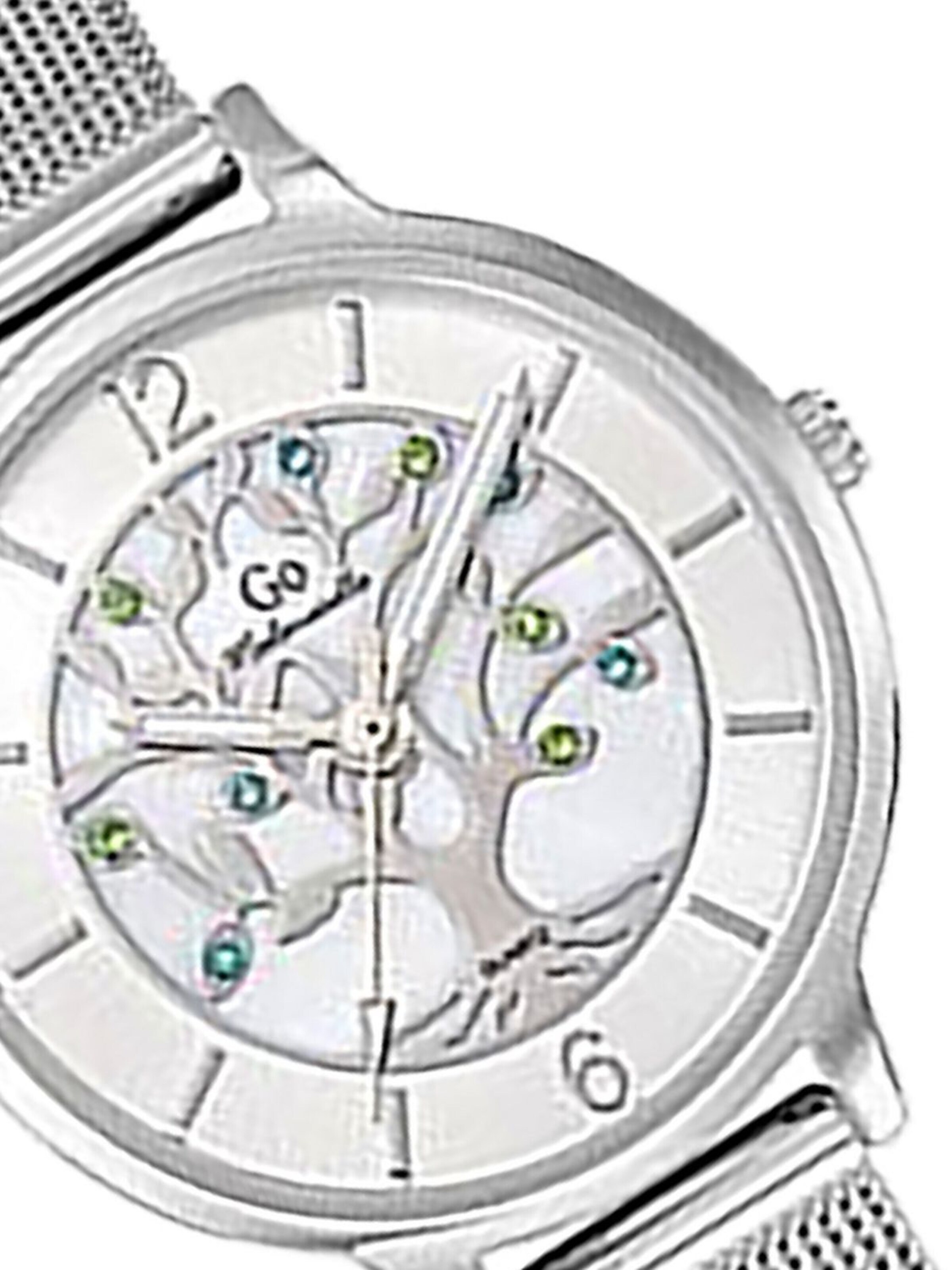 Montre à affichage analogique GO GirlOnly en argent