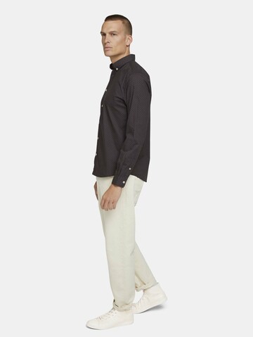 Coupe regular Chemise TOM TAILOR en noir