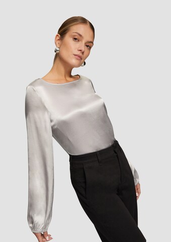 s.Oliver BLACK LABEL Bluse in Grau