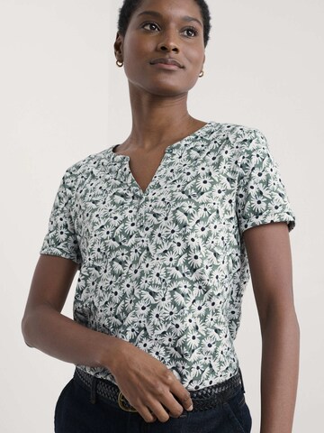 T-shirt 'Waterflow' Seasalt Cornwall en vert : devant