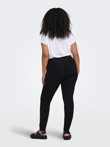 ONLY Carmakoma Skinny Jeans 'CARCruz' in Zwart