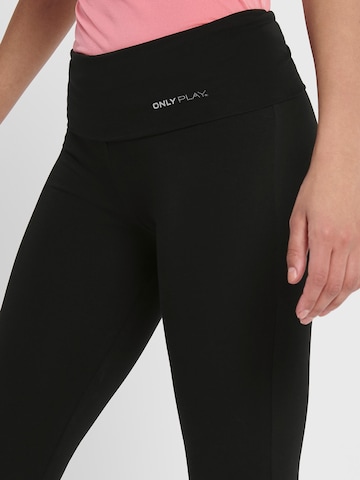 ONLY PLAY - Skinny Pantalón deportivo 'Fold' en negro