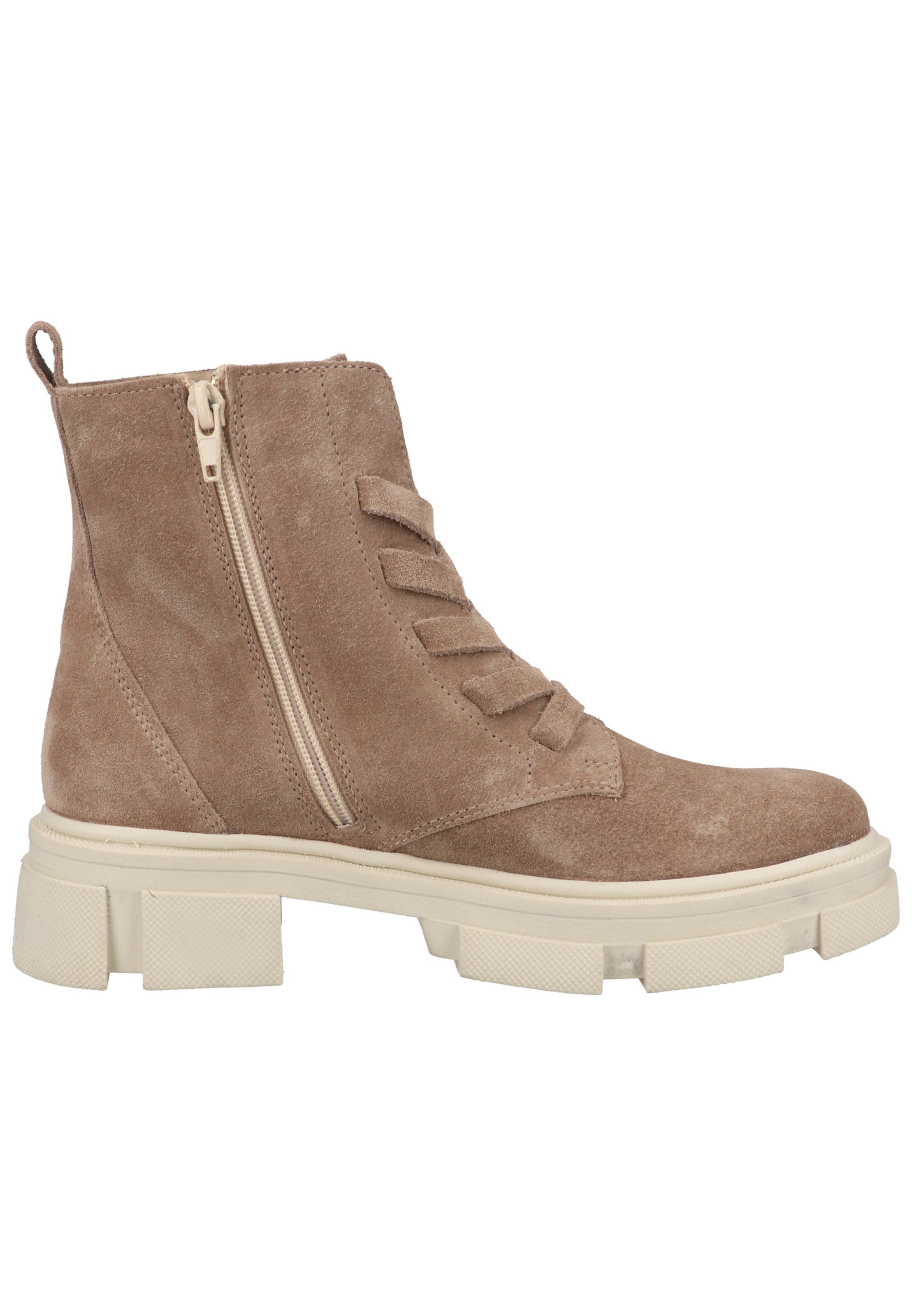 Bottines à lacets ILC en beige