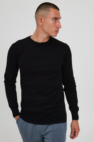 INDICODE JEANS Strickpullover 'BADAN' in Schwarz: predná strana