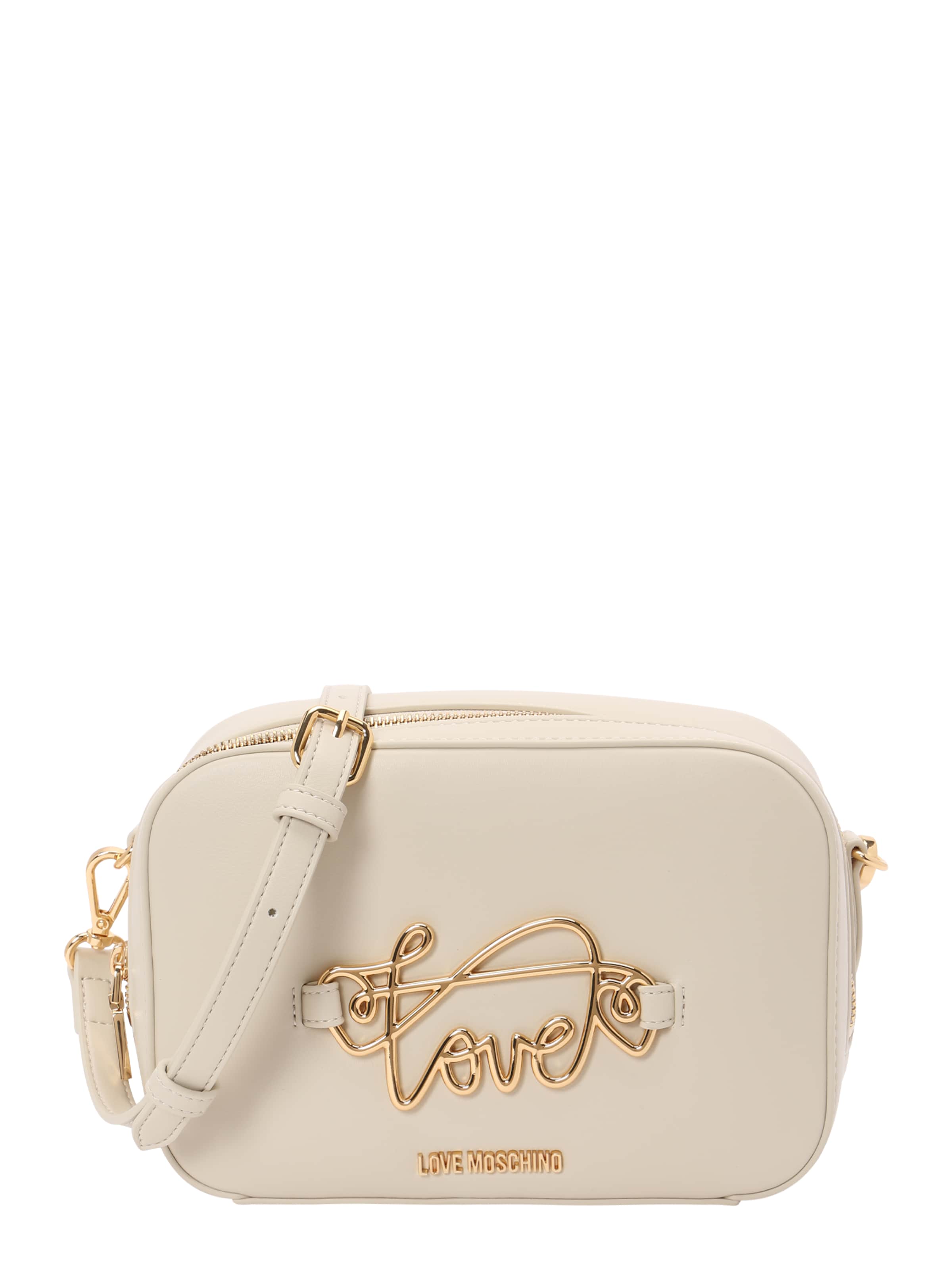 Love Moschino - Bolso de hombro en beige: frente