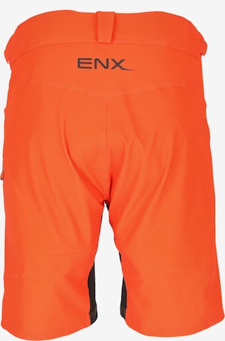 ENDURANCE Regularen Športne hlače 'Jamal' | oranžna barva