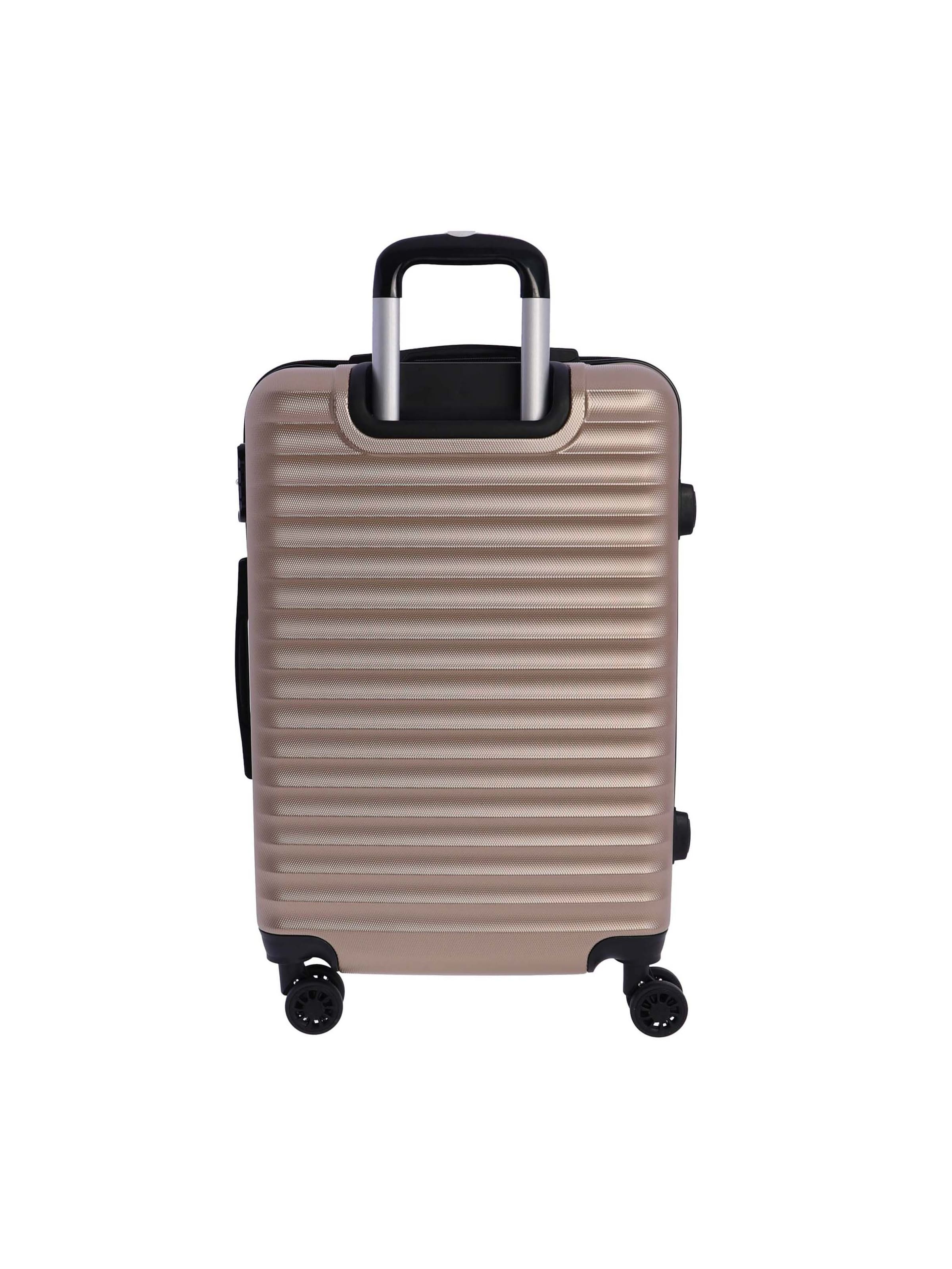 Don Algodon - Carrito 'DON ALGODON Maleta Mediana 23 kg | Maleta de Viaje Rígida con 4 Ruedas Dobles 360º, Candado TSA y Asa Telescópica | Equipaje Resistente al Agua para Viajes en Avión' en oro