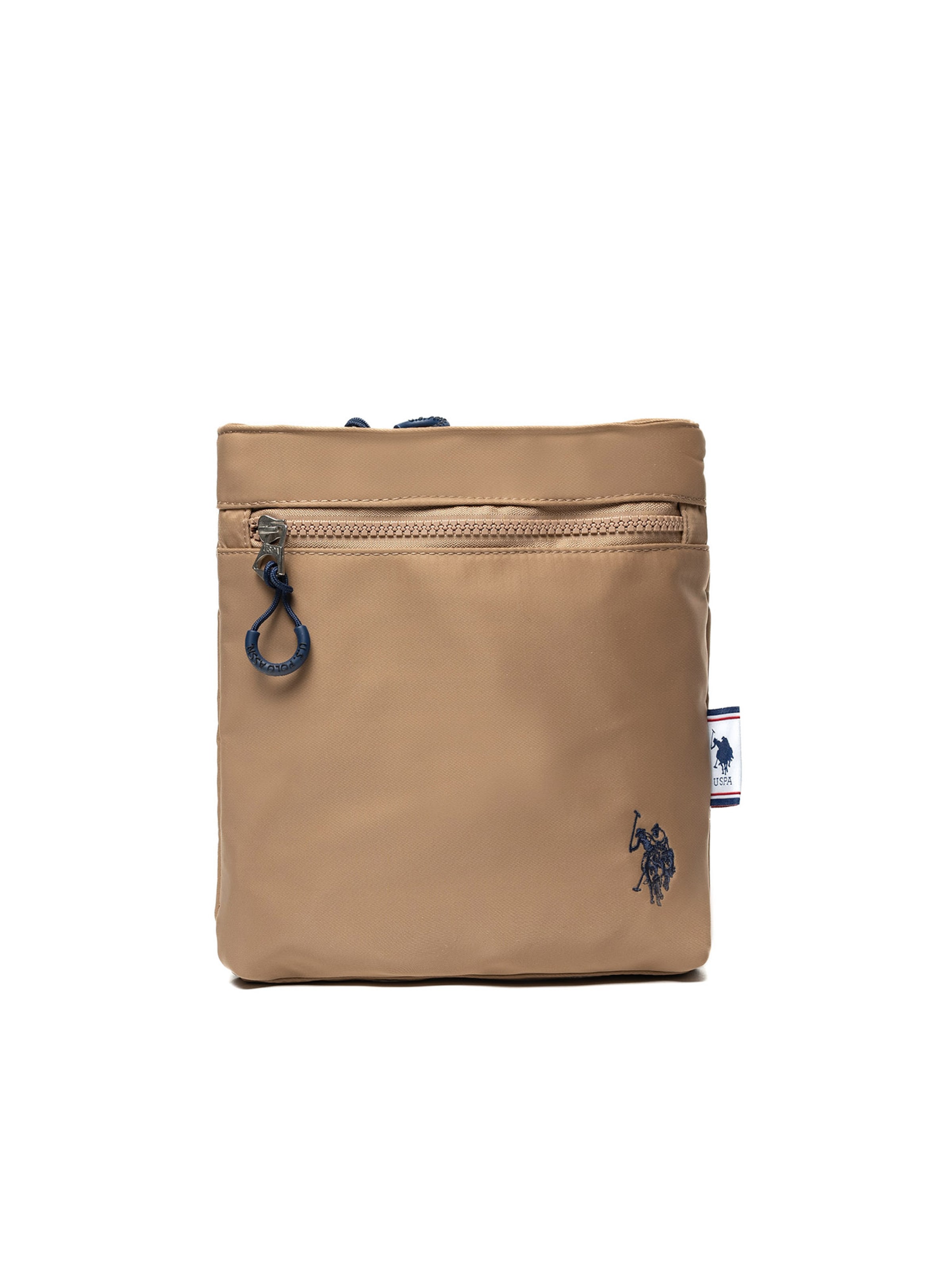 U.S. POLO ASSN. Crossbody bag in Beige: front