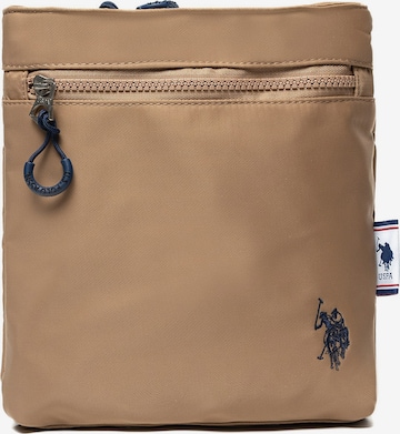 U.S. POLO ASSN. Umhängetasche in Beige: Vorderseite