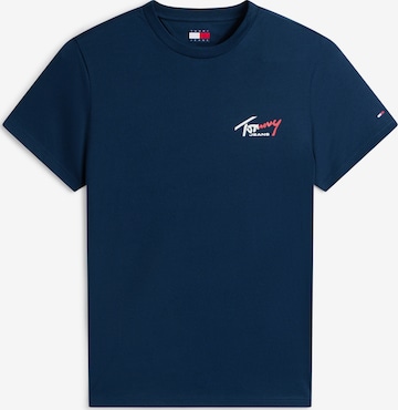 Tommy Jeans Särk, värv sinine: eest vaates