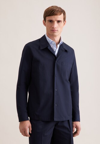 Coupe regular Chemise SEIDENSTICKER en bleu : devant