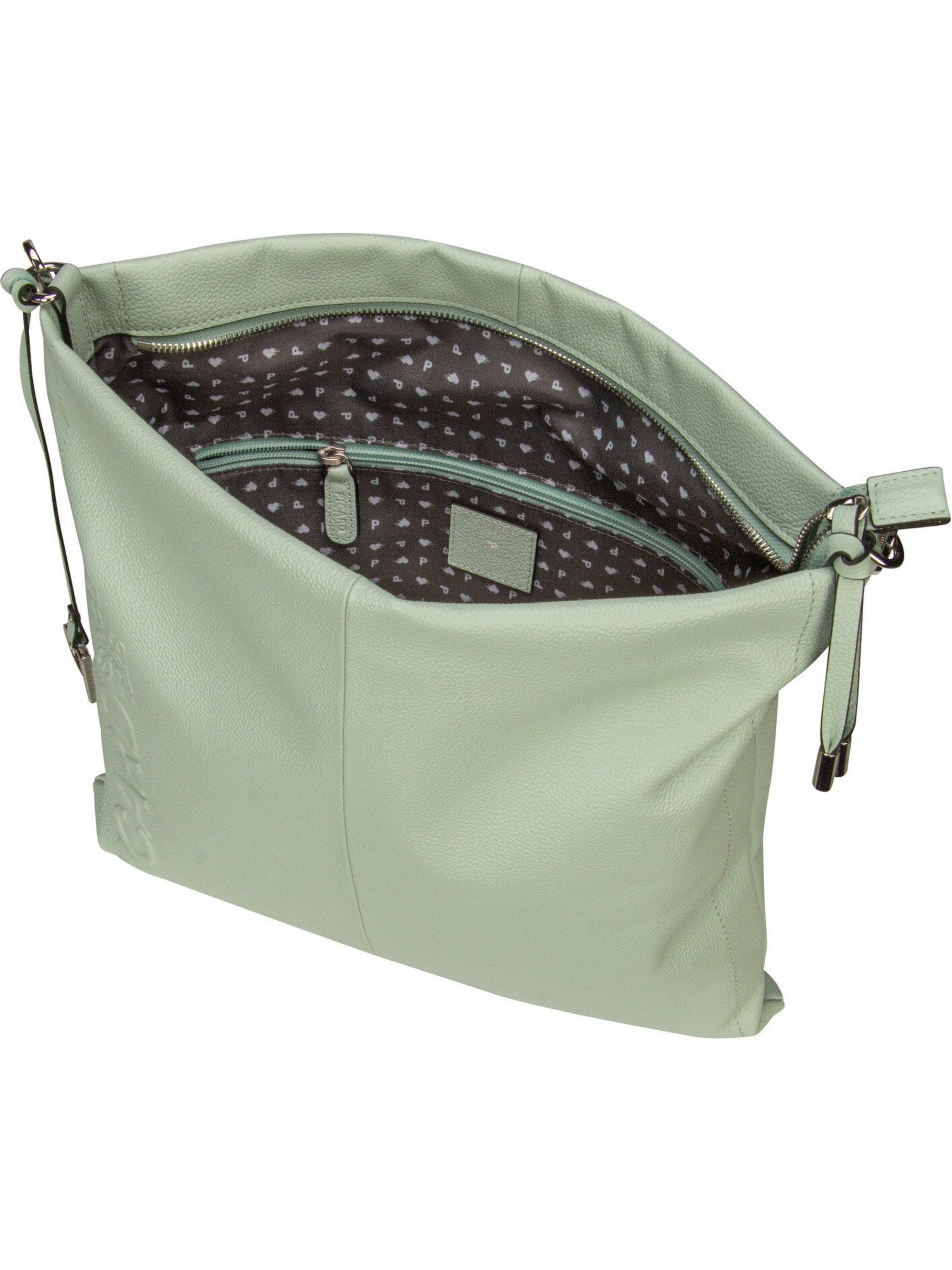 Picard Schultertasche 'Zoom' in Grün