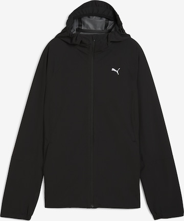 PUMA Sportjacke in Schwarz: Vorderseite