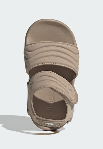 ADIDAS SPORTSWEAR Open schoenen 'ADILETTE' in Bruin