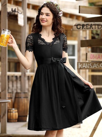 Yesfashion Dirndl in Black
