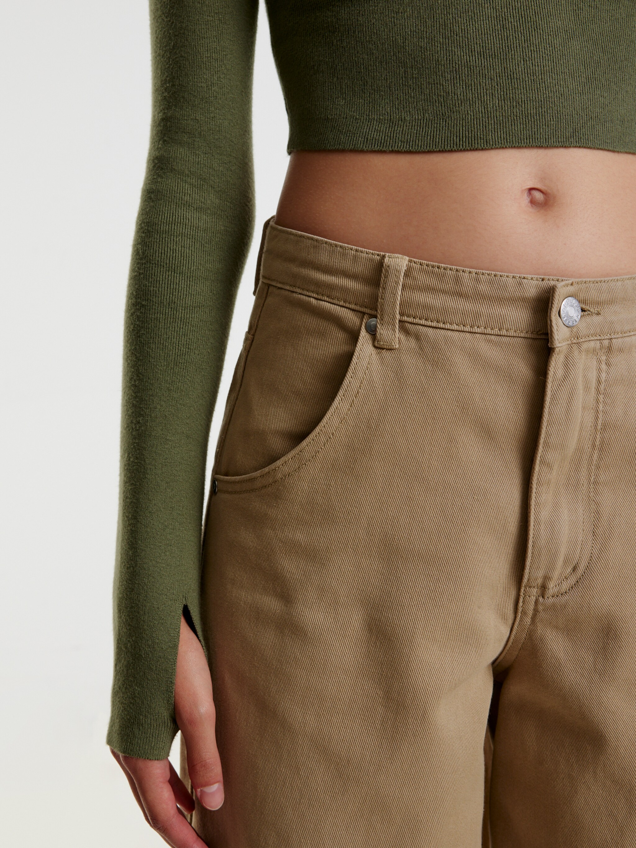 EDITED Produkter Pullover 'Tya' khaki