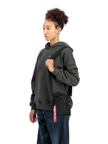 ALPHA INDUSTRIES Crossbody Bag 'Crew Carry' in Black