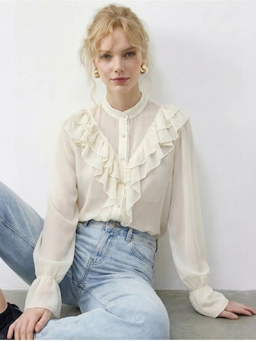 Camicia da donna di Bianco Lucci in bianco