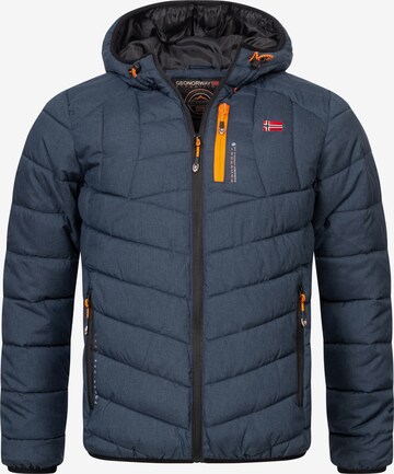 Geo Norway Winter Jacket in Blue: front