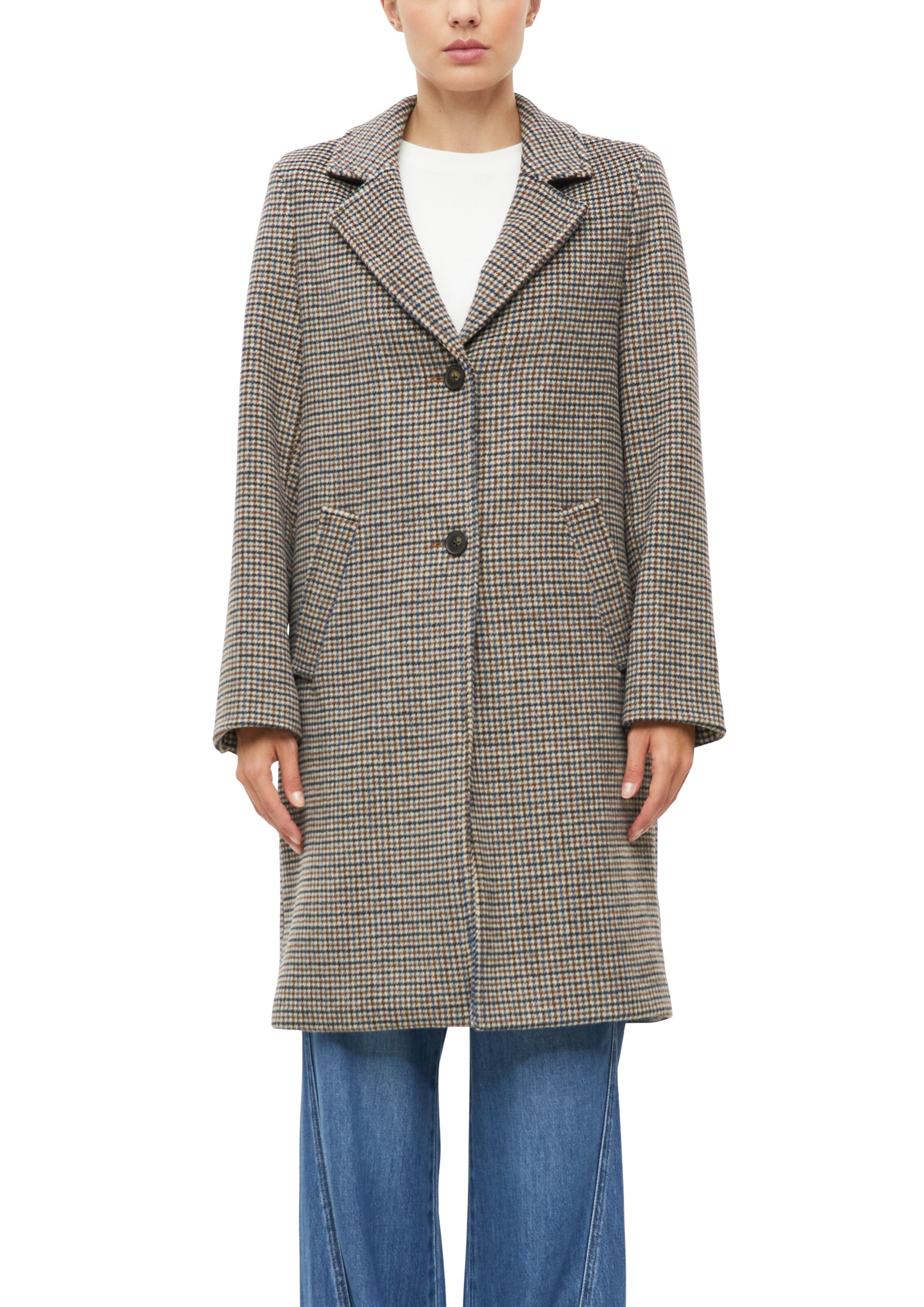 s.Oliver Between-seasons coat in Beige: front