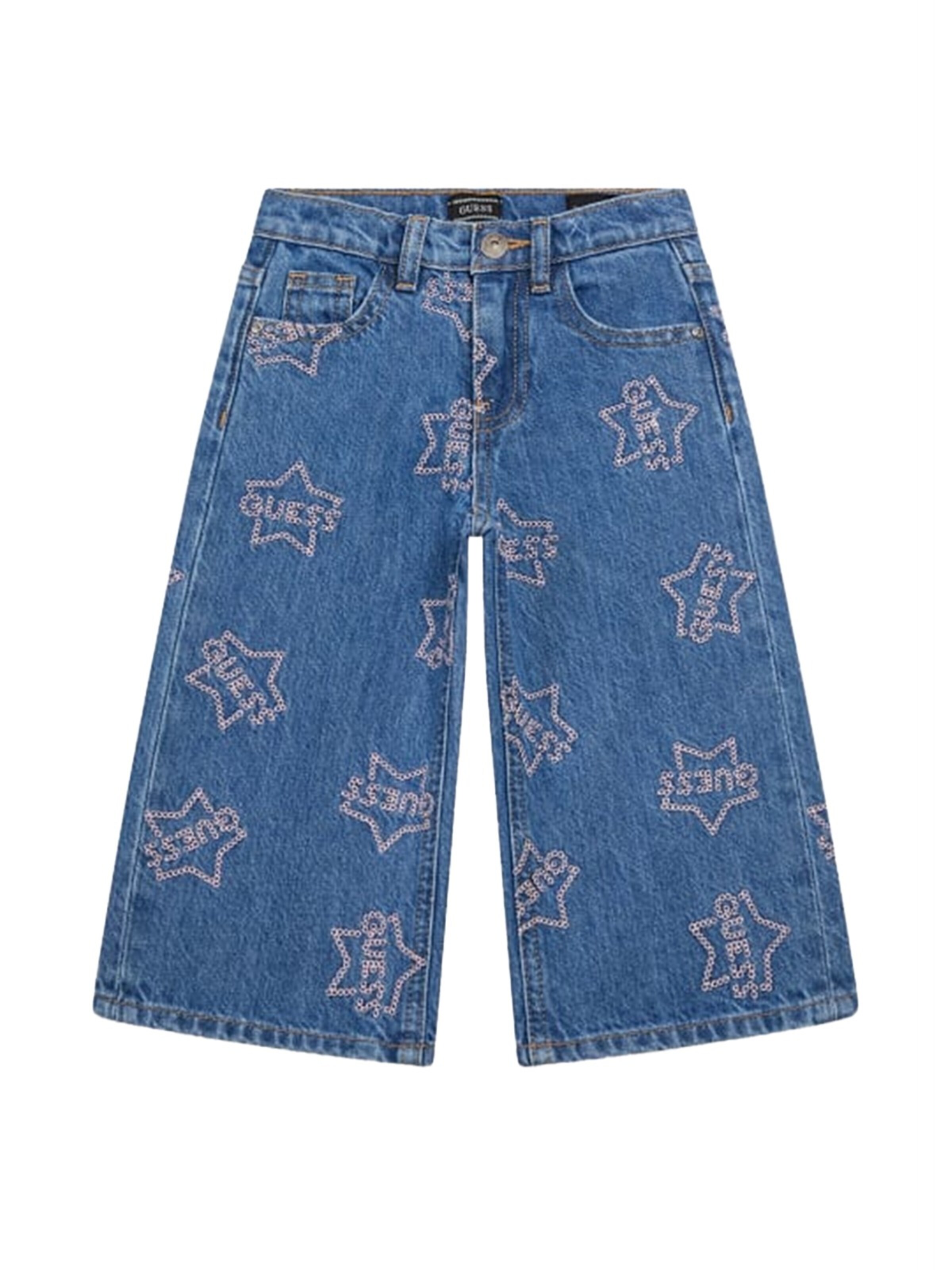 Loosefit Jeans 'Jeans blu denim per bambina' di GUESS KIDS in blu: frontale