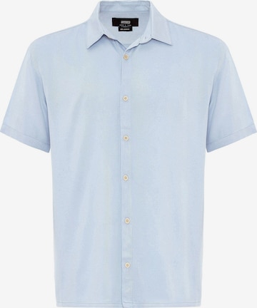 Coupe regular Chemise business 'Collar' Antioch en bleu : devant