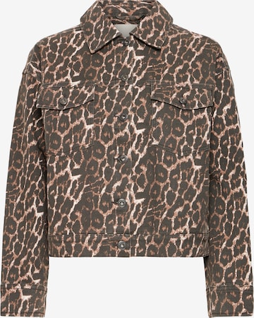 ICHI Välikausitakki 'IHBROKES' värissä ruskea: etupuoli