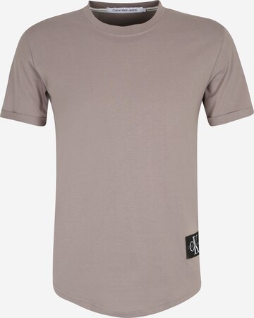 T-Shirt Calvin Klein Jeans en gris : devant