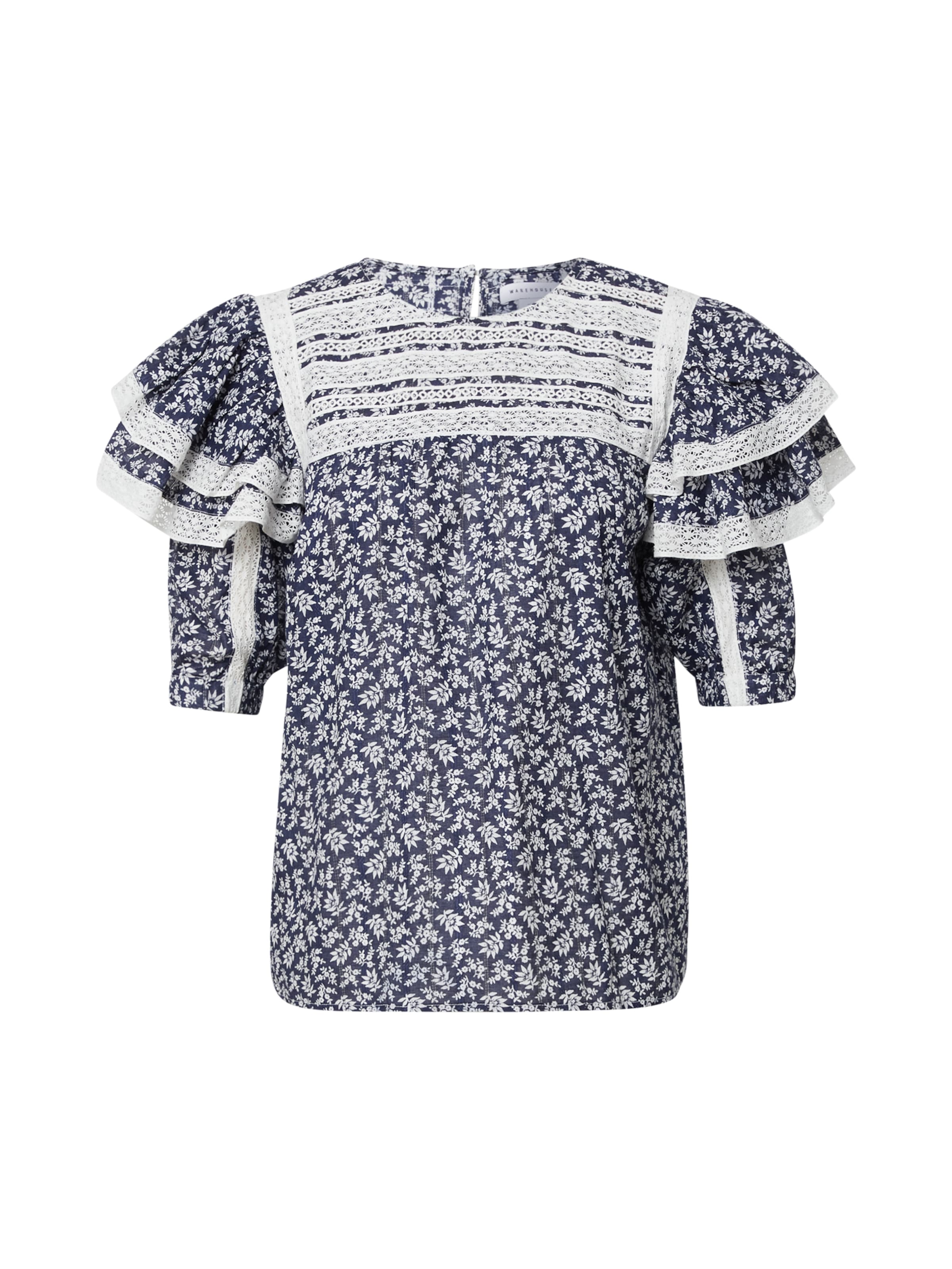 Bluză de la Warehouse pe albastru: față