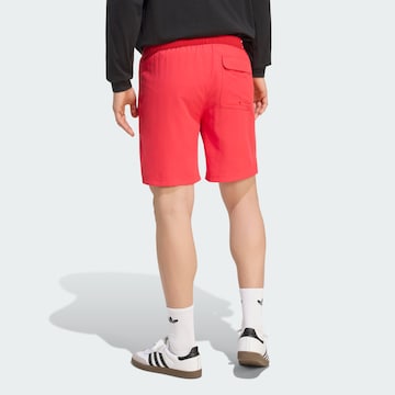 ADIDAS ORIGINALS Badeshorts 'Trefoil Essentials' in Rot