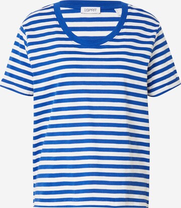 T-shirt ESPRIT en bleu : devant