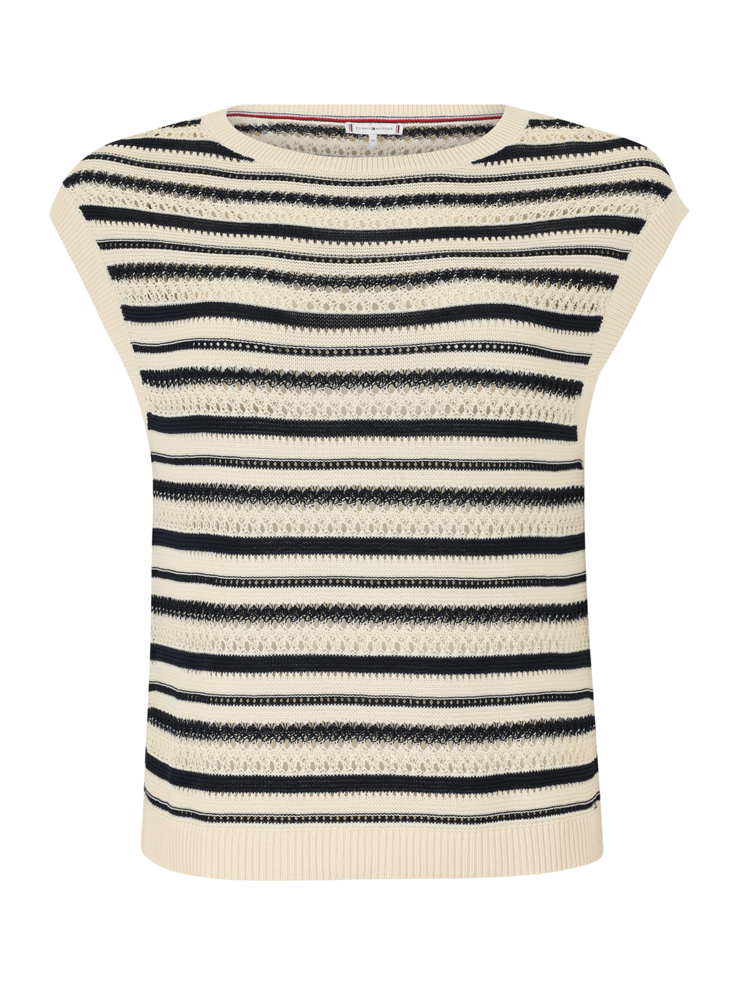 TOMMY HILFIGER Sveter - Béžová: predná strana