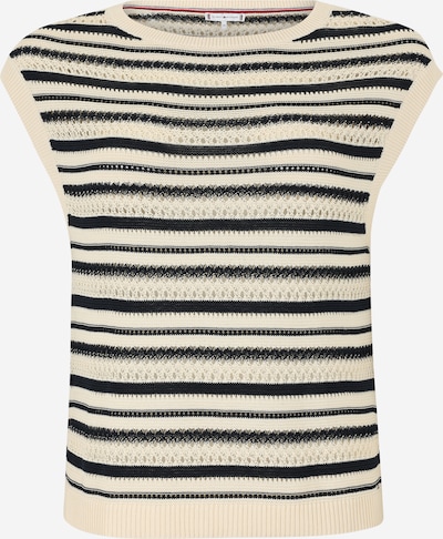 TOMMY HILFIGER Džemperis, krāsa - bēšs / melns, Preces skats