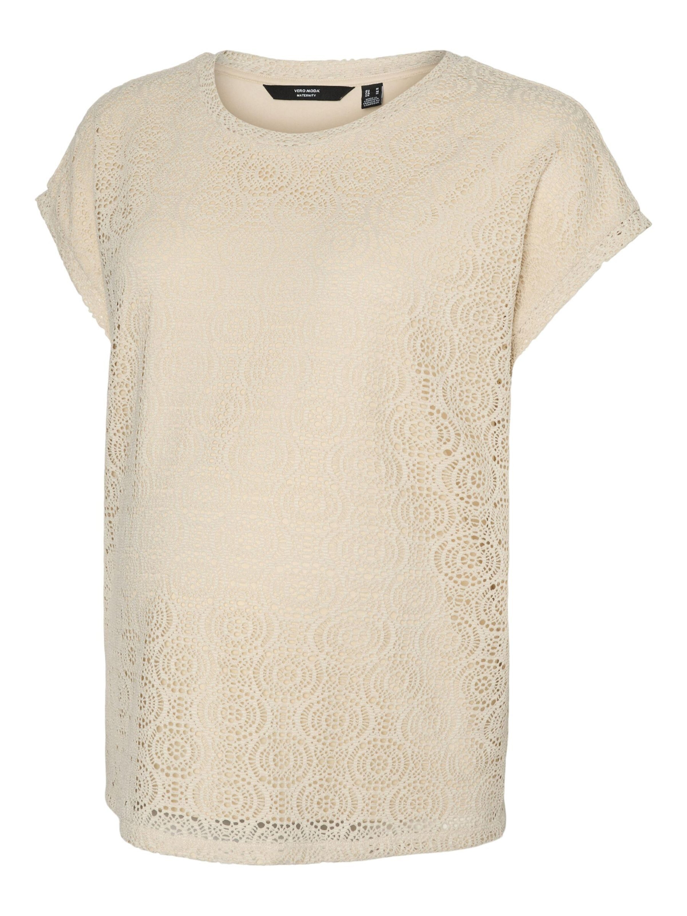Vero Moda Maternity Shirt in Beige: front