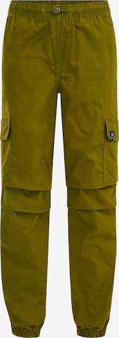 WE Fashion Regular Pants in Green: front