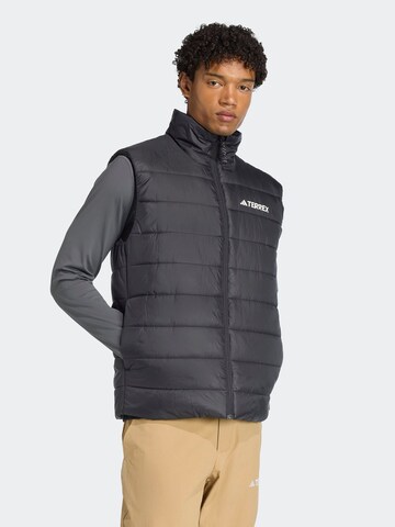 Gilet de sport 'Ess' ADIDAS TERREX en noir : devant