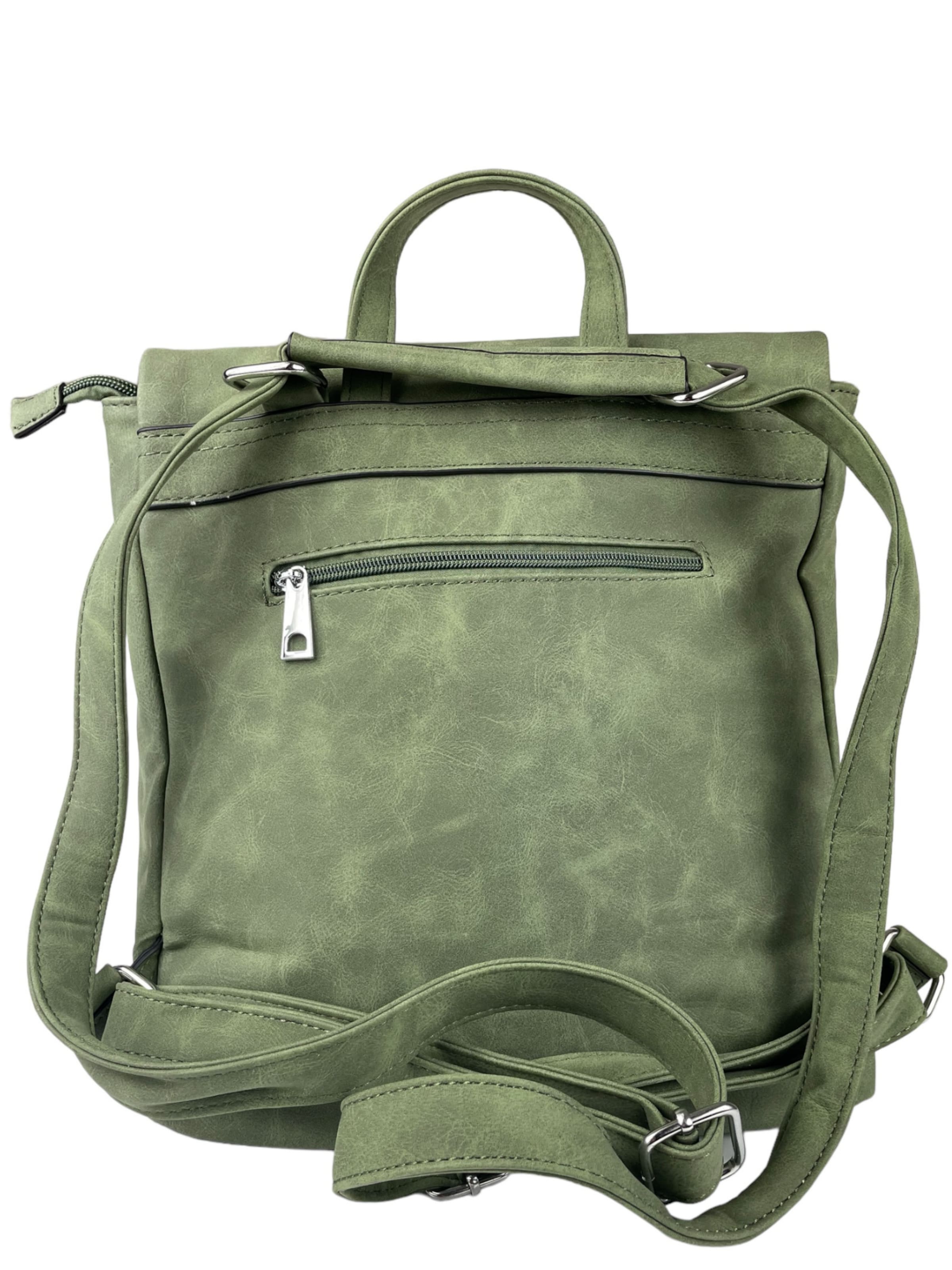 Zaino '2in1 Rucksacktasche' di Kumixi in verde