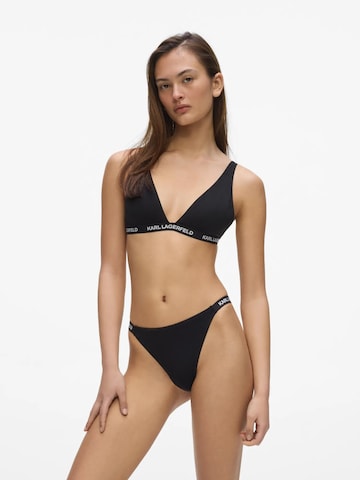 Karl Lagerfeld String bugyik - fekete: elől