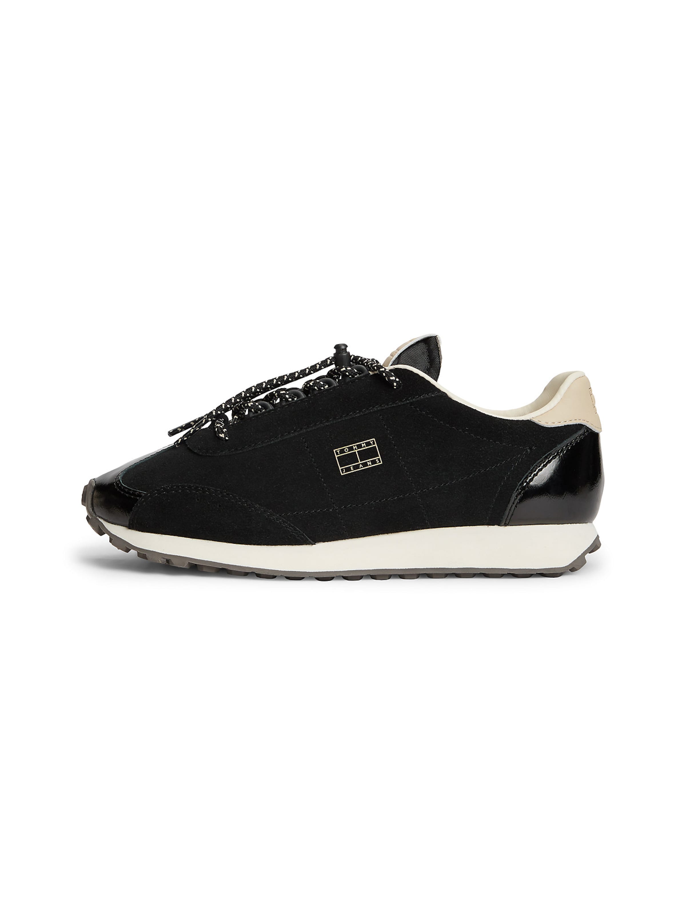 Tommy Jeans Platform trainers 'Archive' in Black: front