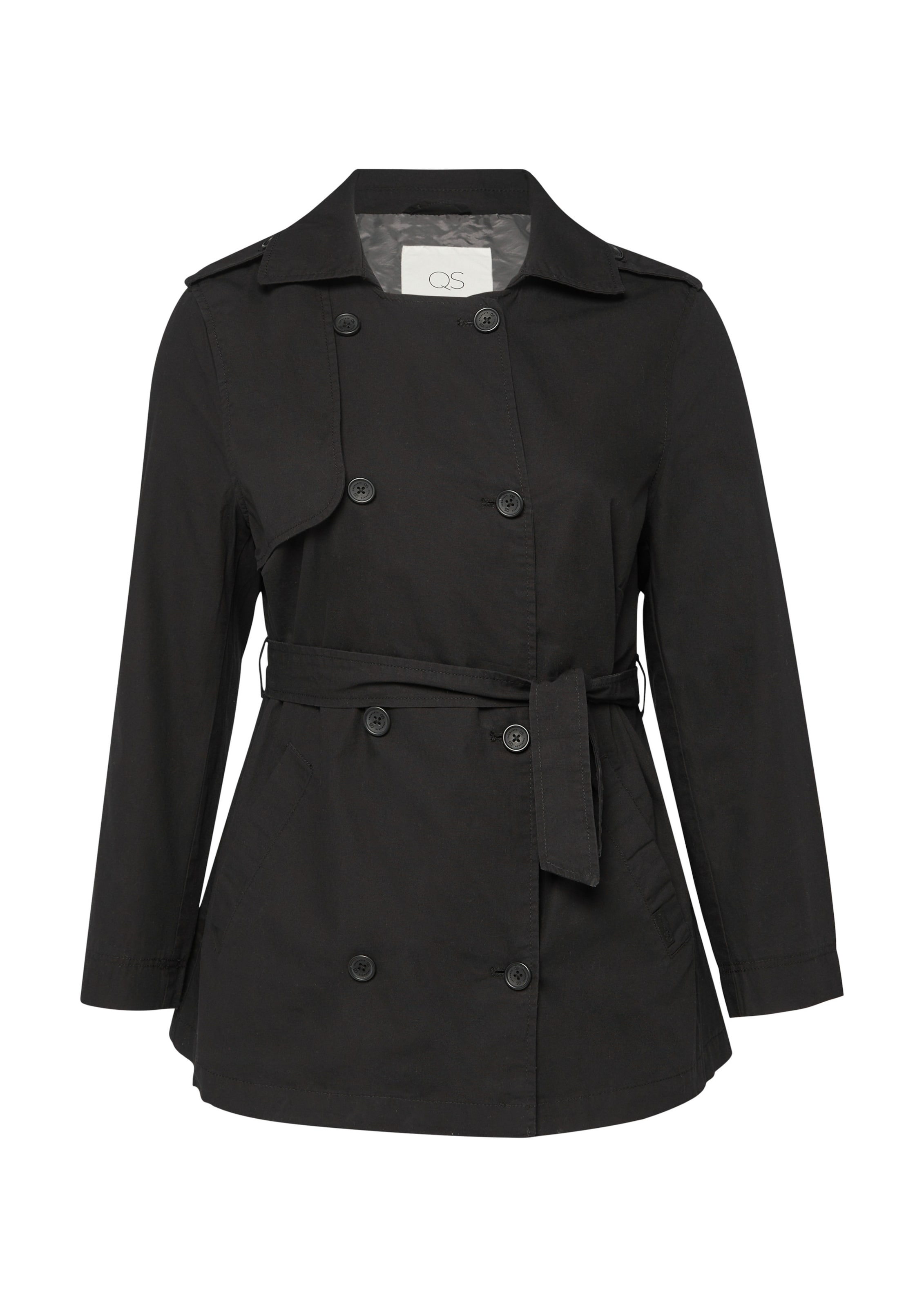 QS Tussenjas in de kleur Zwart, Productweergave