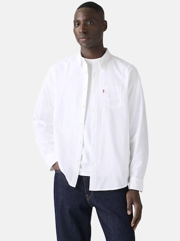 LEVI'S ® Regular Fit Shirt 'LEVI'S SUNSET 1 POCKET STANDARD CAMICIA'‌‌‌‌‌‌‌ in Weiß: Vorderseite