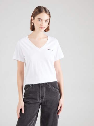 Maglietta di Champion Authentic Athletic Apparel in bianco: frontale