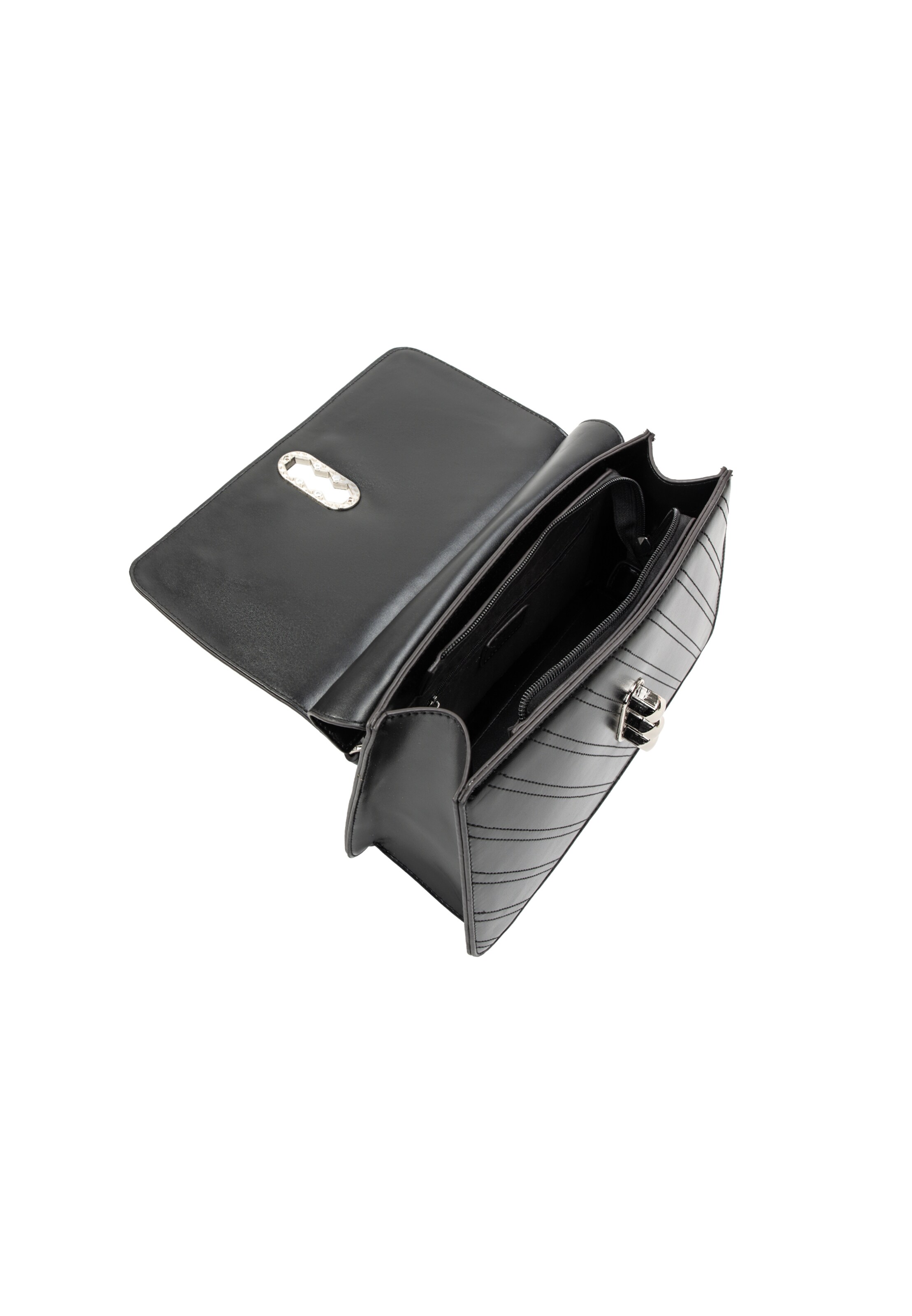 usha BLACK LABEL Handtas in Zwart