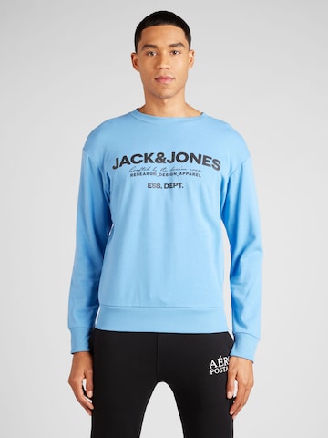 JACK & JONESSweater majica 'GALE' - plava boja: prednji dio