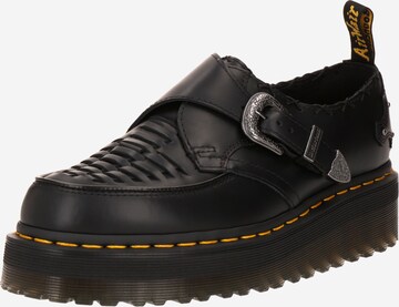 Dr. Martens Slip-ons 'Ramsey Quad Monk' in Black: front