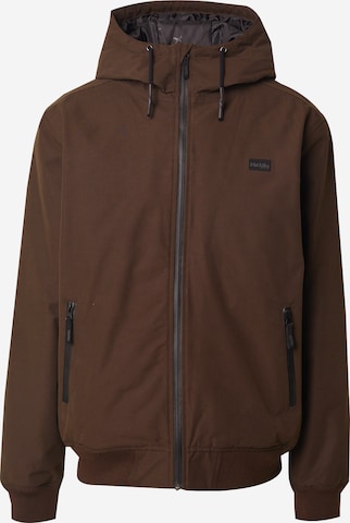 Veste mi-saison 'Nilas' Iriedaily en marron : devant